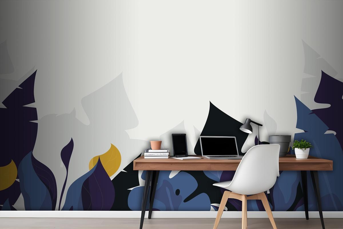 Tropical Design Office Wallpaper Mural