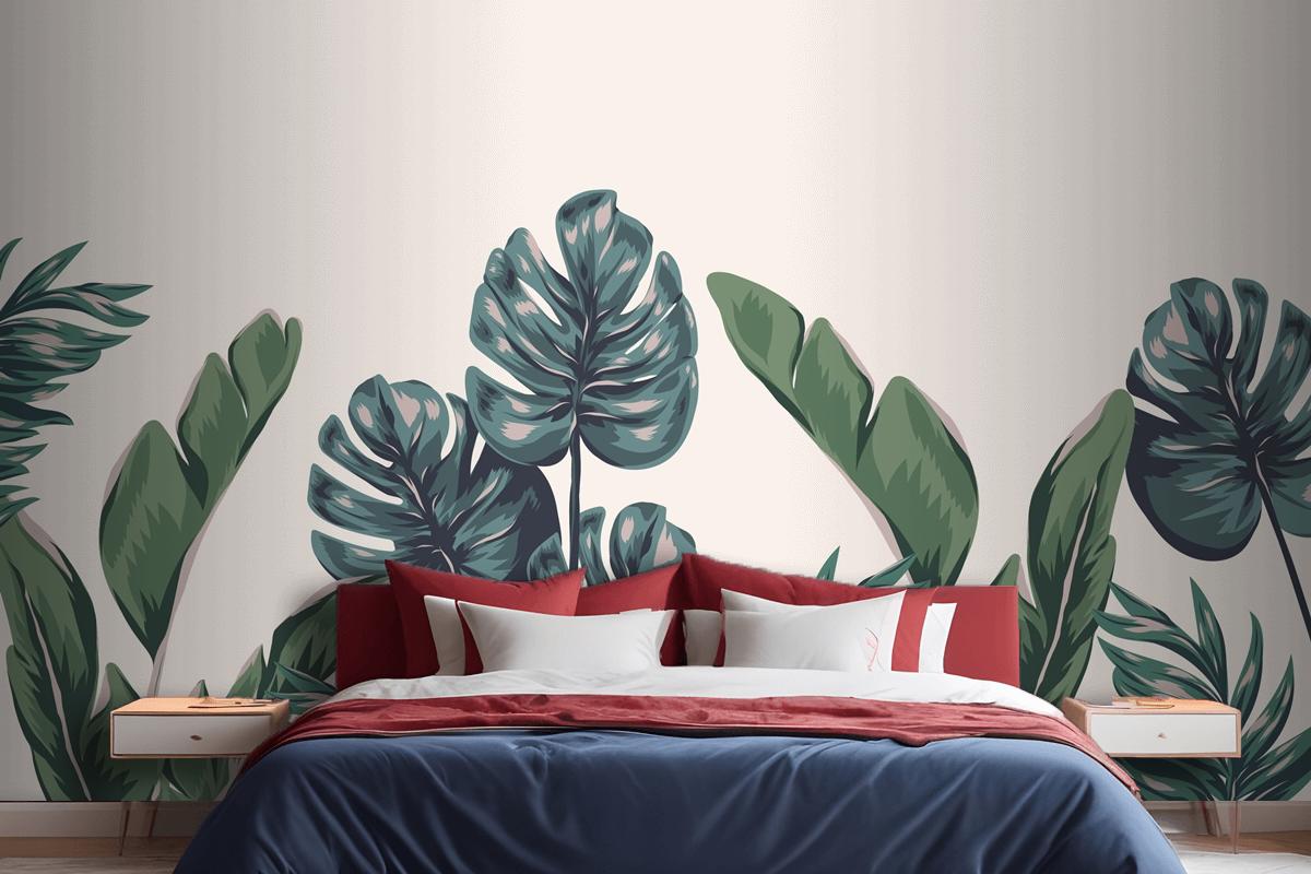 Tropical Foliage Mural Wallpaper Mural