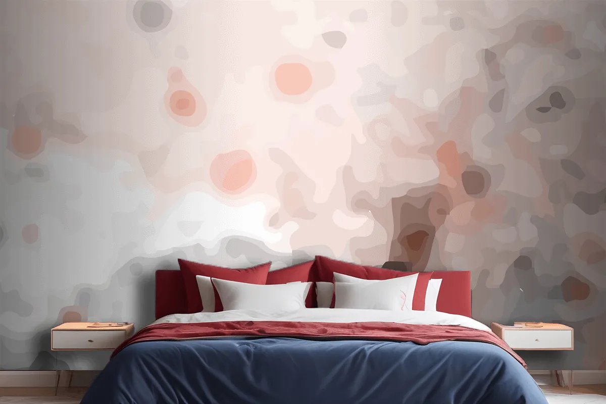 Hand Painted Watercolor Abstract Wallpaper Mural