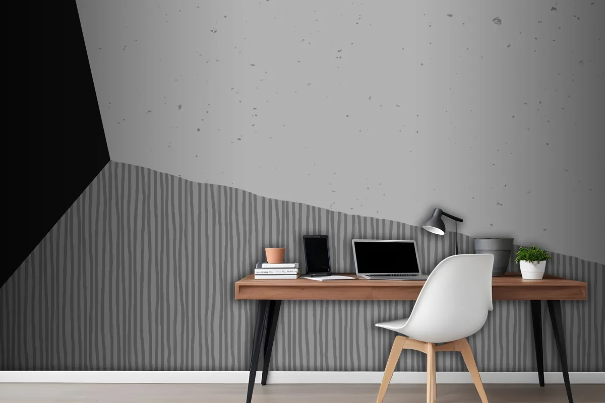 Abstarct Background In Black And White Wallpaper Mural