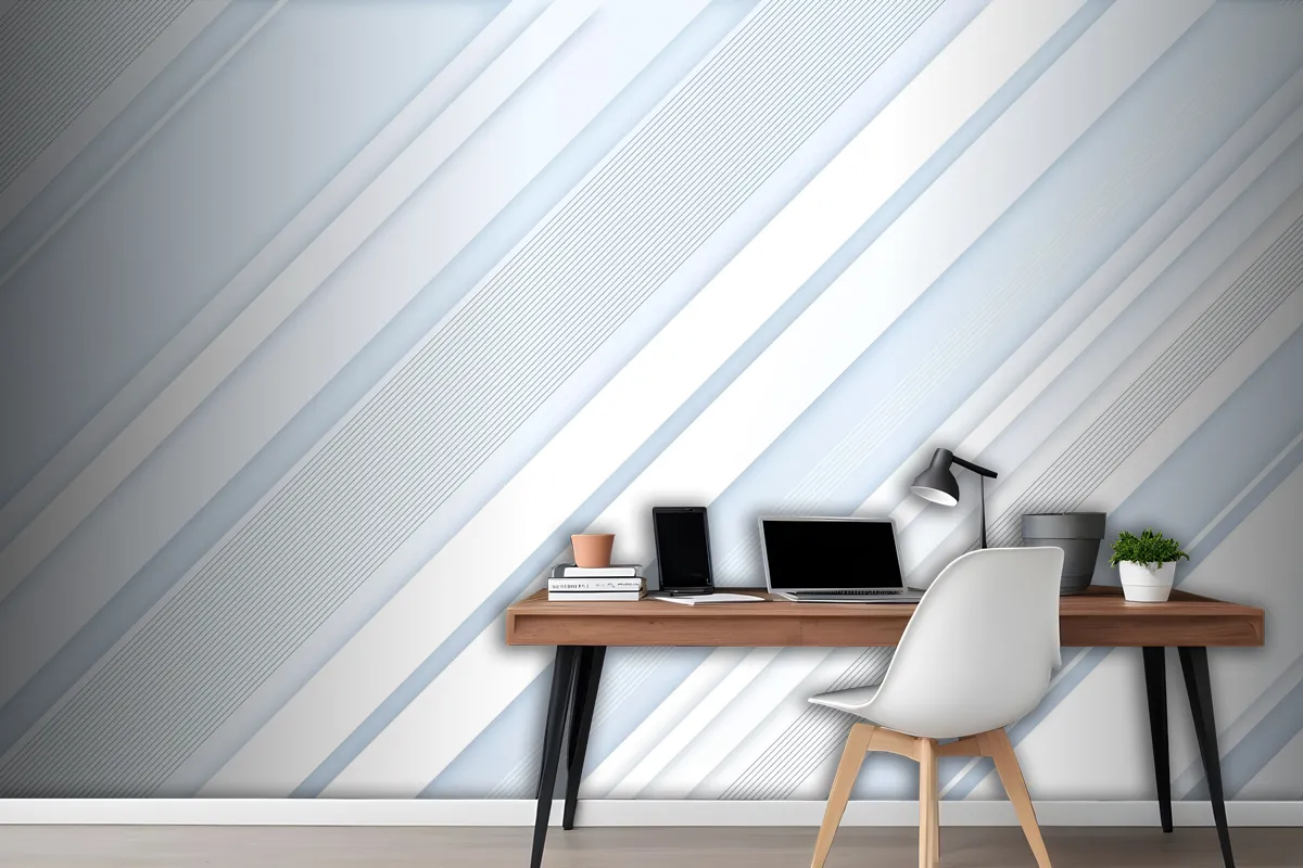 Paper Style Dynamic Lines Background Wallpaper Mural