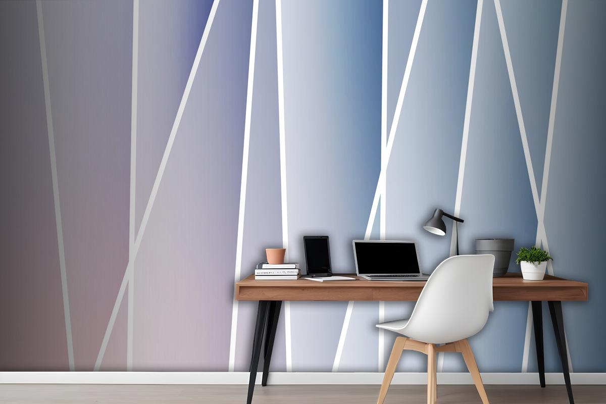 Abstract Pastel Soft Gradient Line Decorative Background Wallpaper Mural