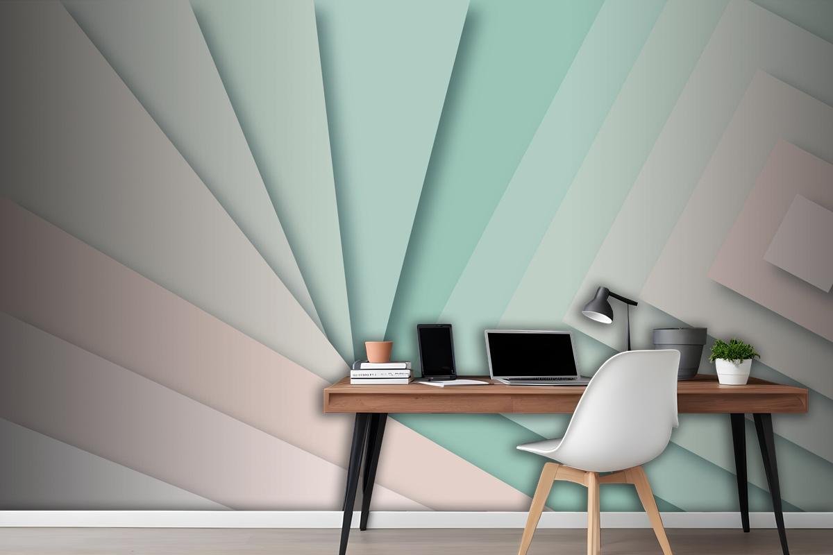 Paper Style Abstract Background Wallpaper Mural