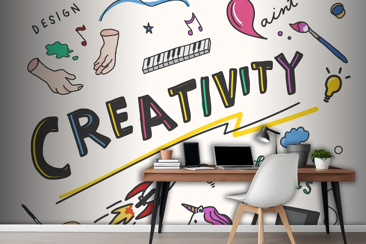 Creativity And Innovation Concept Wallpaper Mural