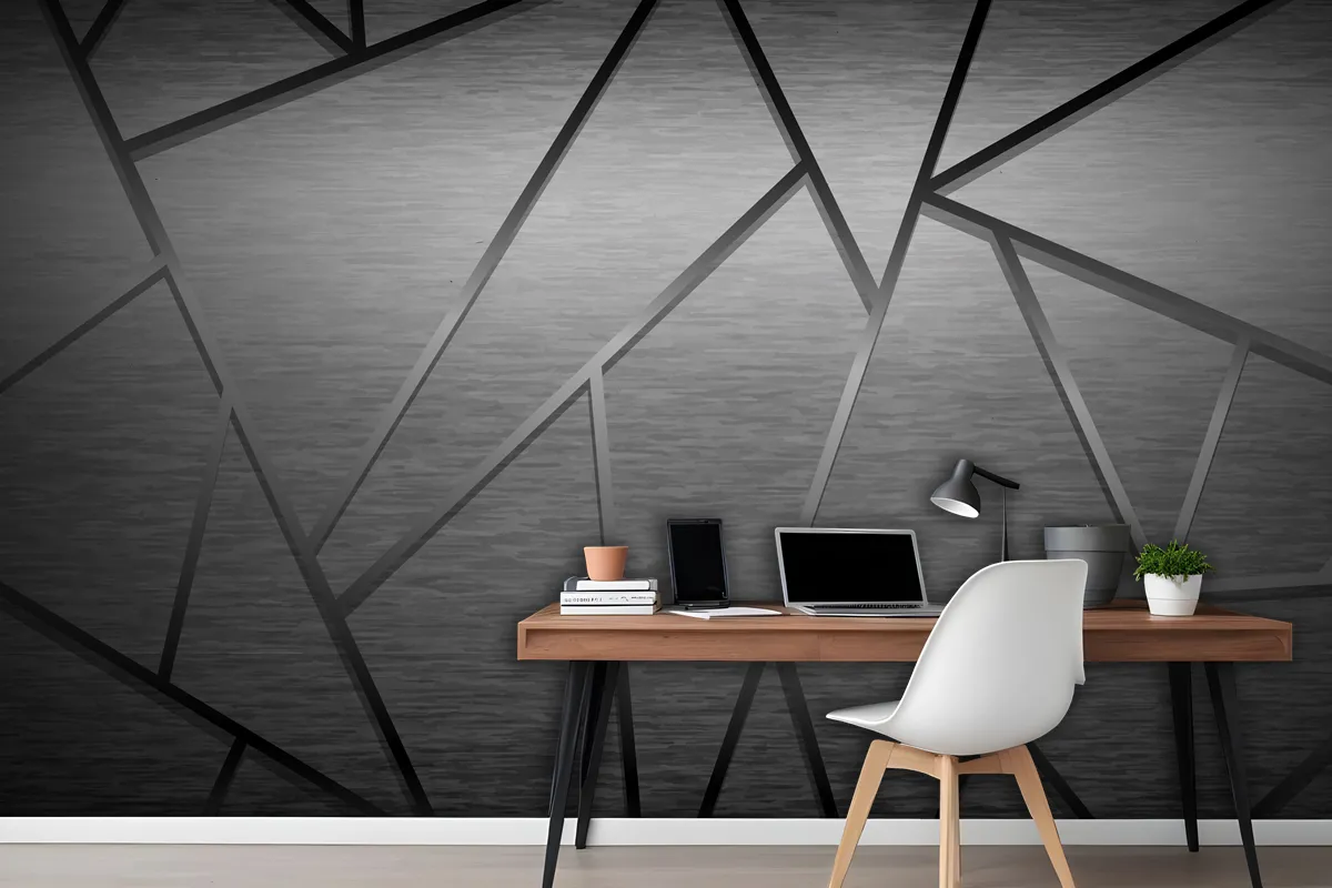 Geometrical Background Office Wallpaper Mural