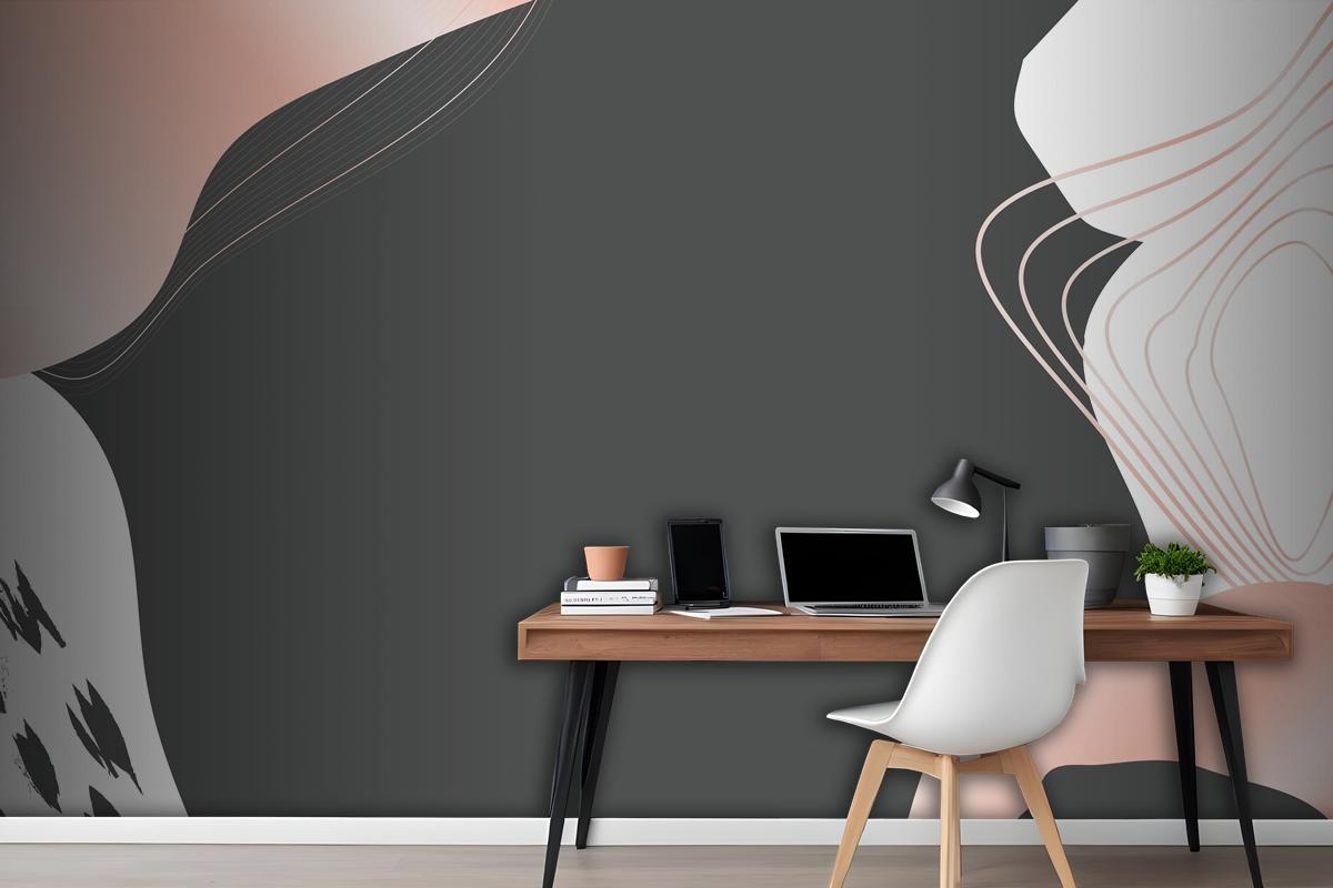 Abstract Background Office Wallpaper Mural