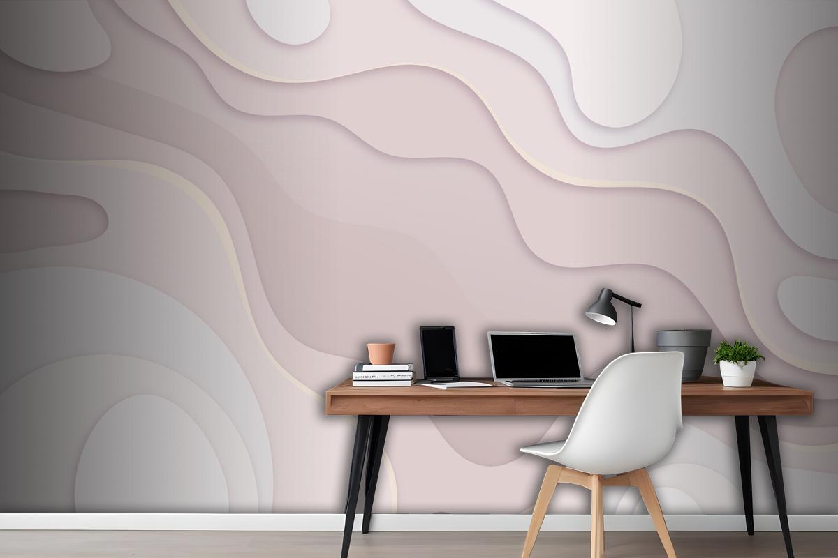 Abstract Paper Style Wallpaper Mural