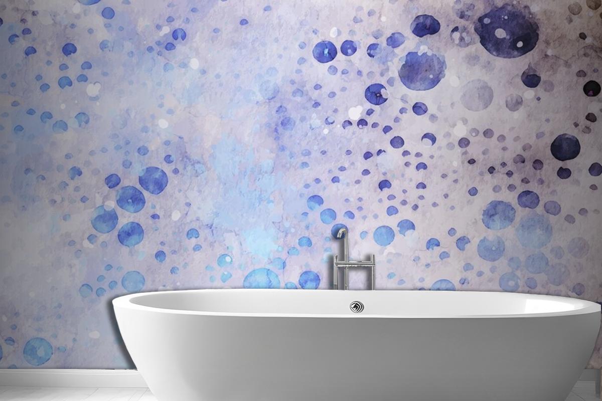 Bubble Style Watercolor Artwork Wallpaper Mural