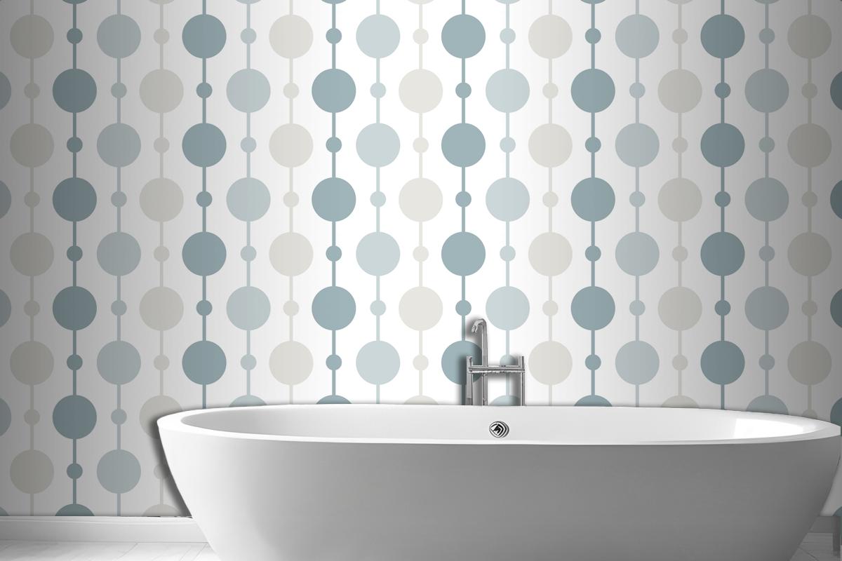 Flat Design Nordic Pattern Wallpaper Mural