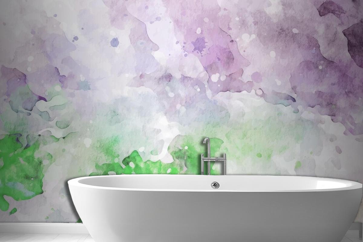 Stylish Pastel Texture Watercolor Wallpaper Mural