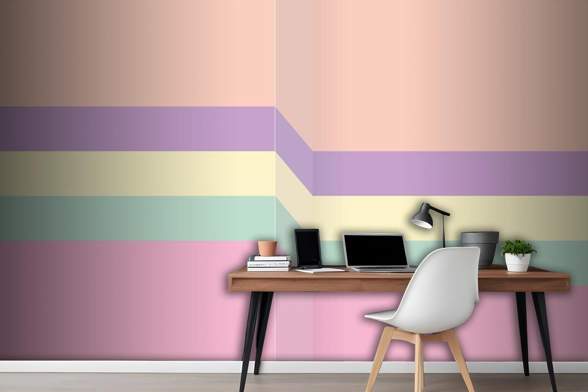 Abstract Colorful Wall Background Wallpaper Mural