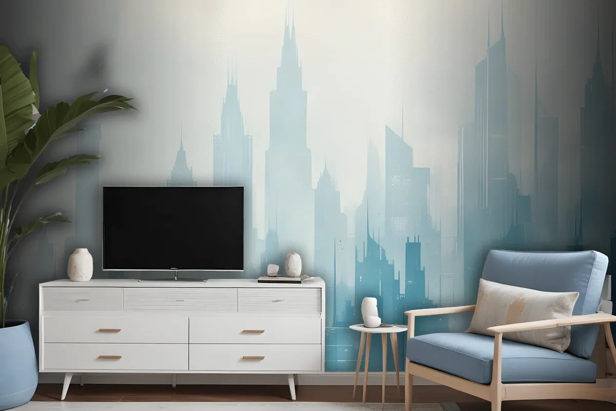 Cityscape Wallpaper Mural