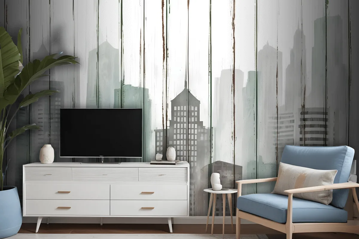 Cityscape Wallpaper Mural