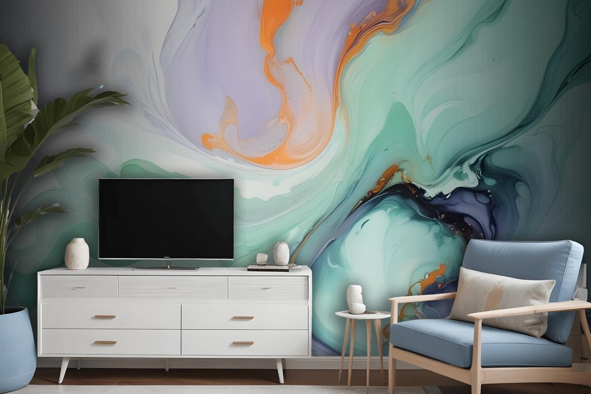 Colorful Marble Wallpaper Mural