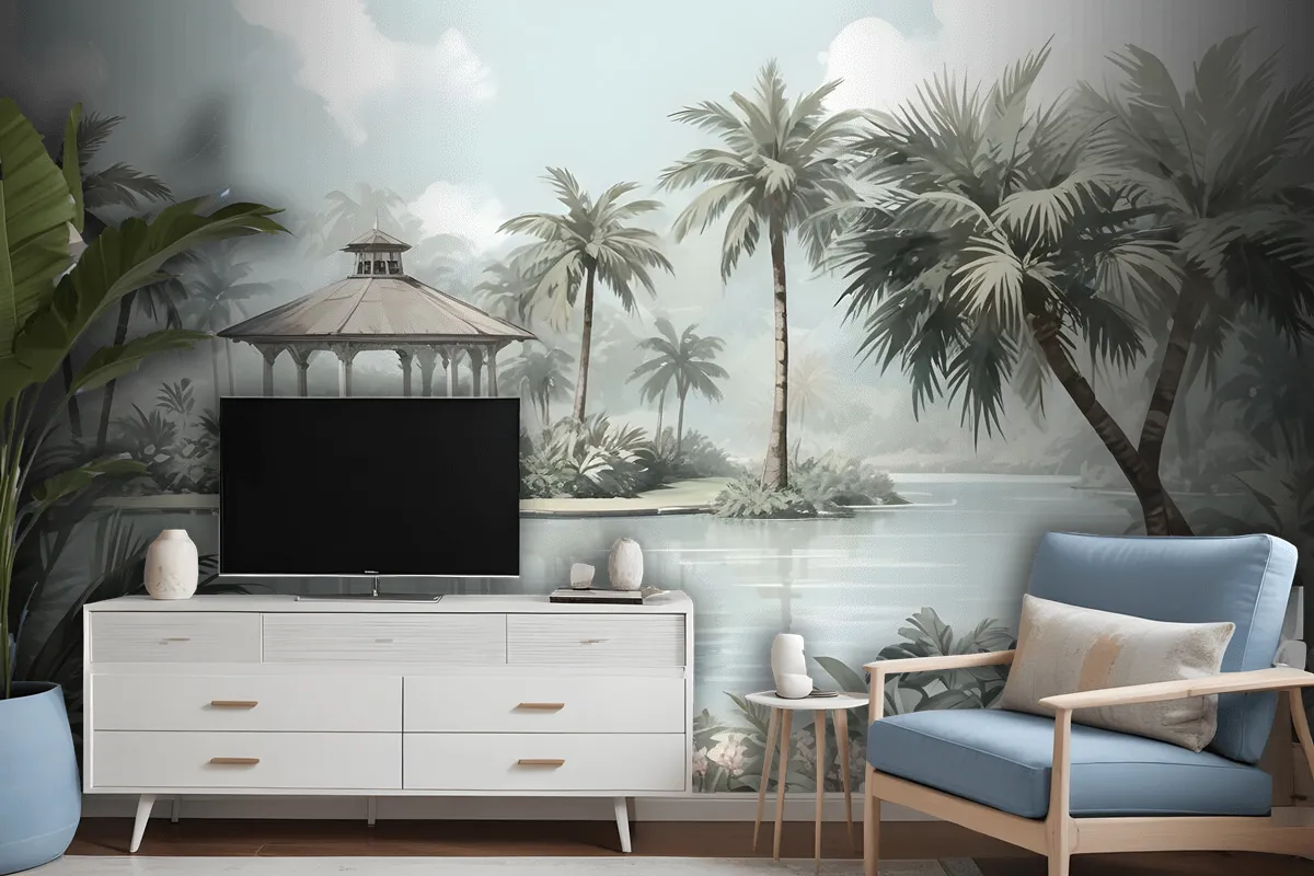 Exotic Landscape Wallpaper Mural