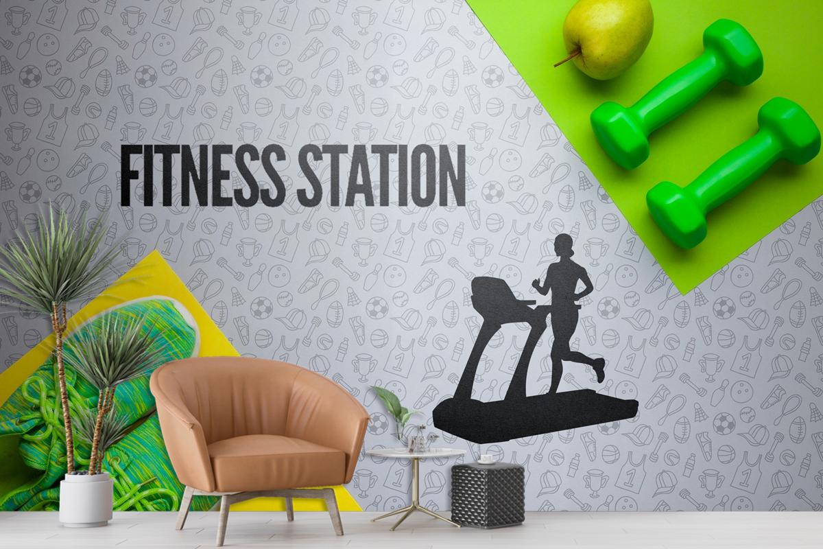 Fitness Merkezi Duvar Kağıdı