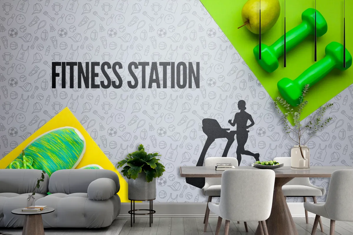 Fitness Merkezi Duvar Kağıdı