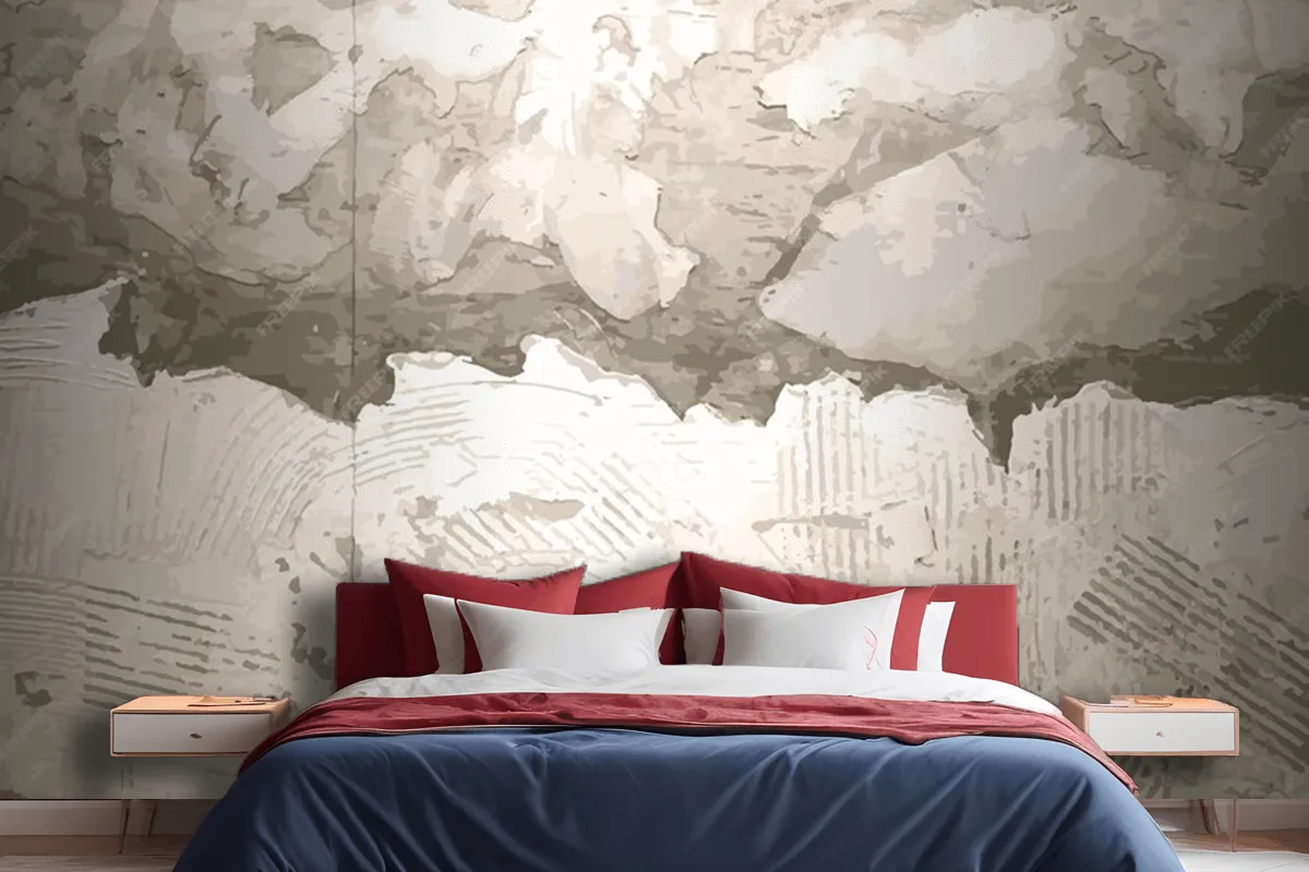 Decorative Concept Wall Pattern And Grunge Texture Wallpaper Mural