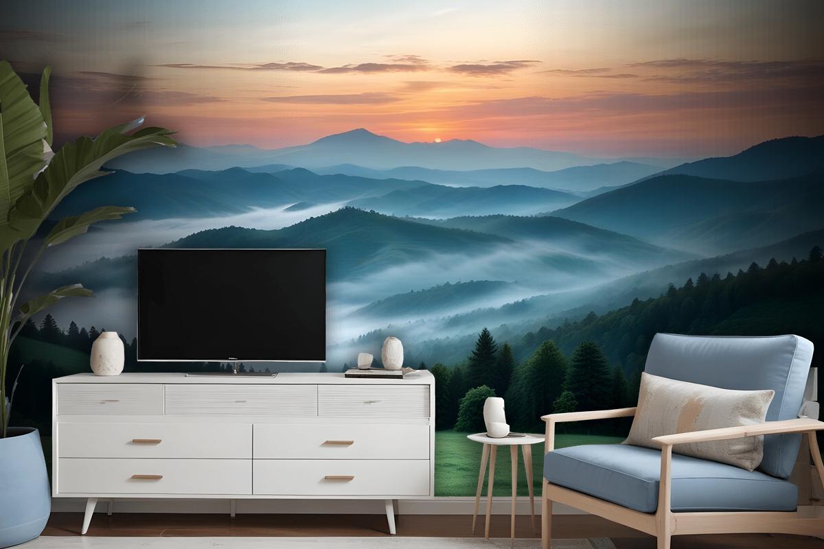 Mountain Scenic Landscape Wallpaper Mural