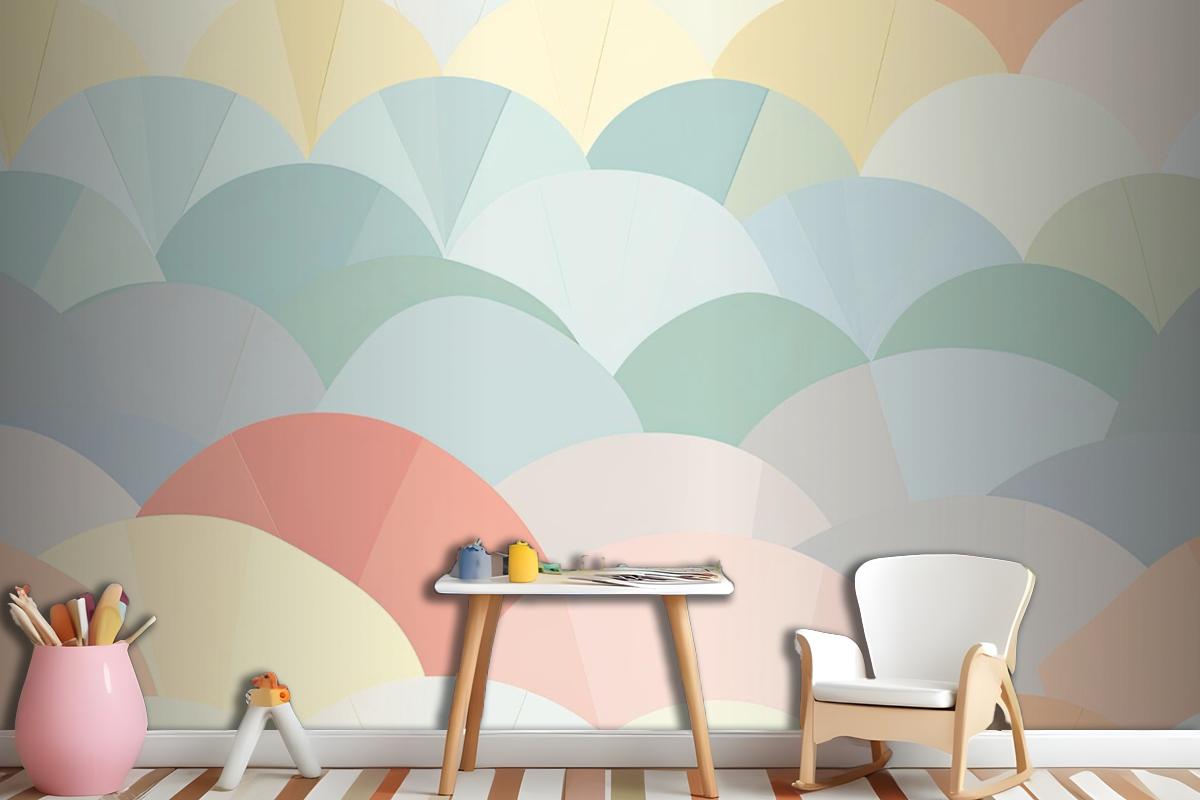 Of Banner For Background Pastel Wallpaper Mural