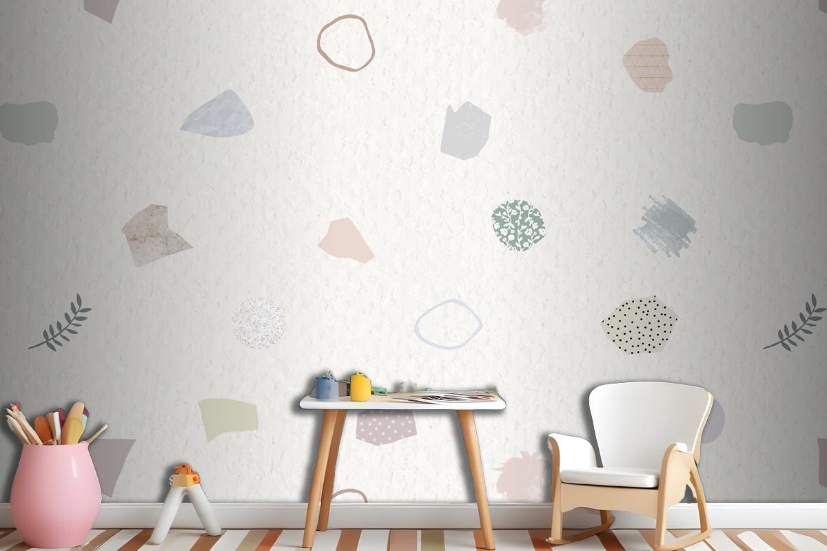 Ripped Paper Note Seamless Wallpaper Design Wallpaper Mural