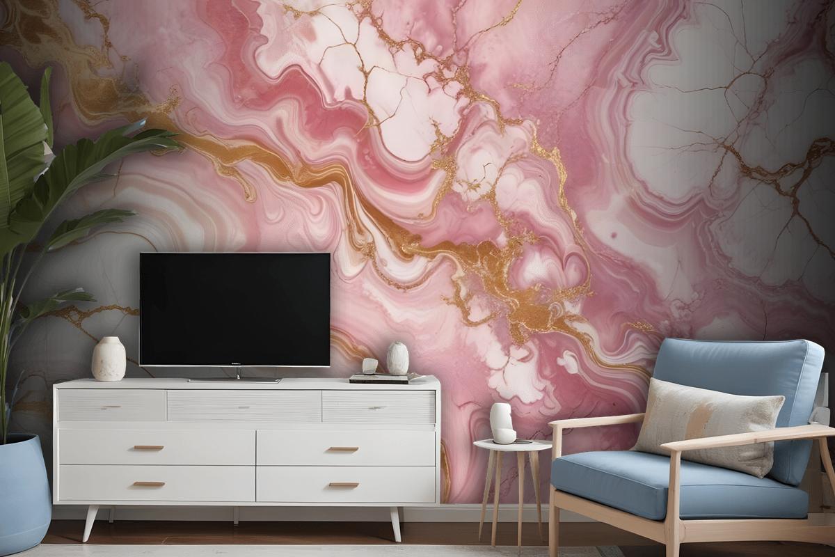 Soft Marble Abstract Art Wallpaper Mural