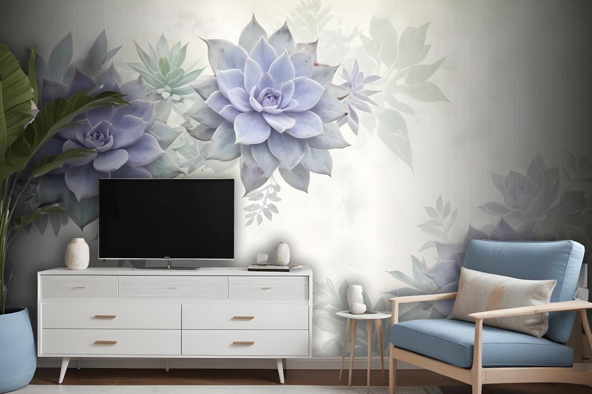 Soft Petal Floral Wallpaper Mural