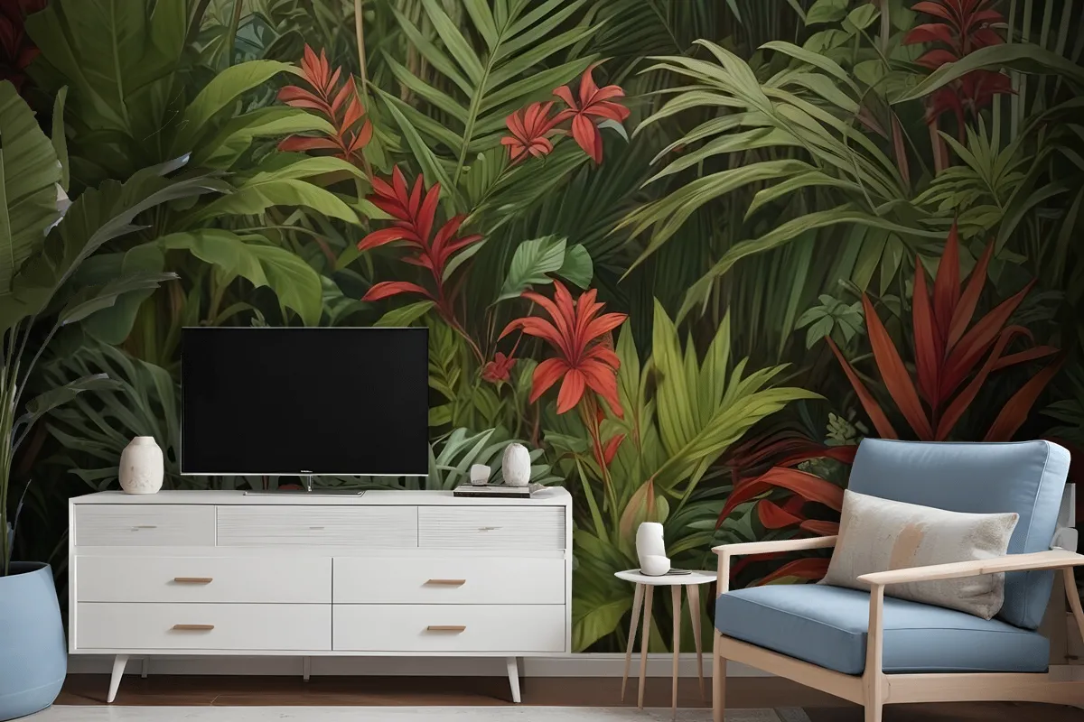 Tropical Rainforest Wallpaper Mural