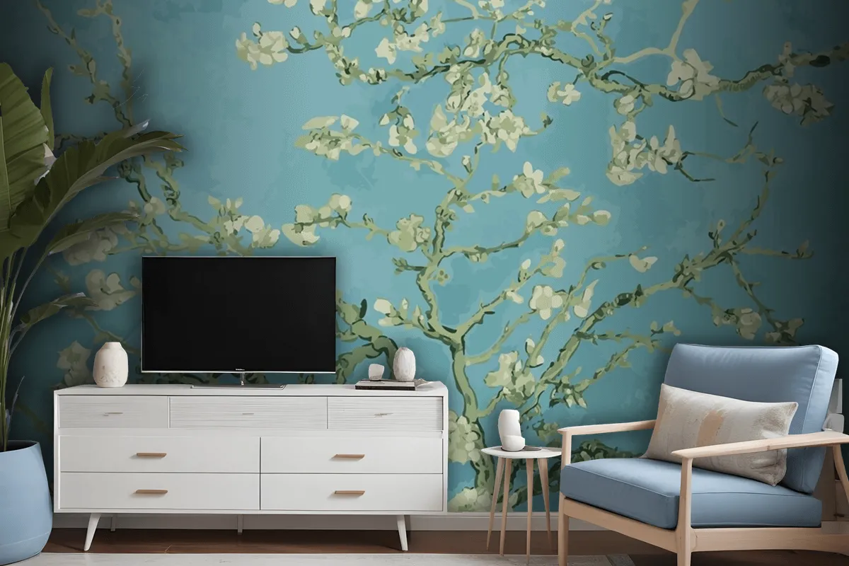 Van Gogh Almond Blossom Wallpaper Mural