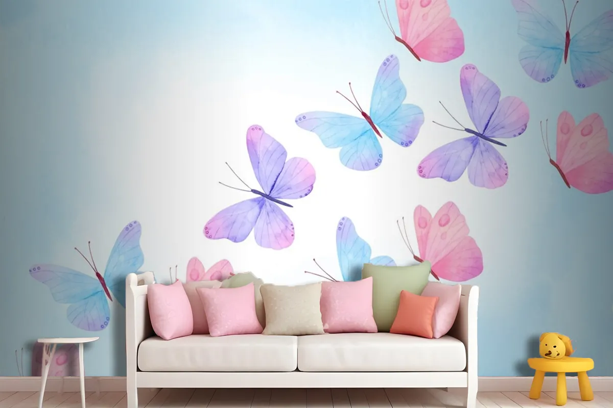 Watercolor Oil Painting Background Wallpaper Mural