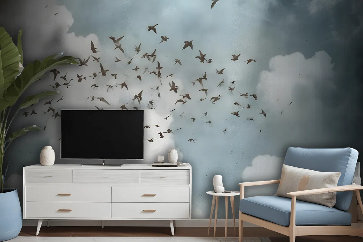 Watercolor Splash Art Wallpaper Mural