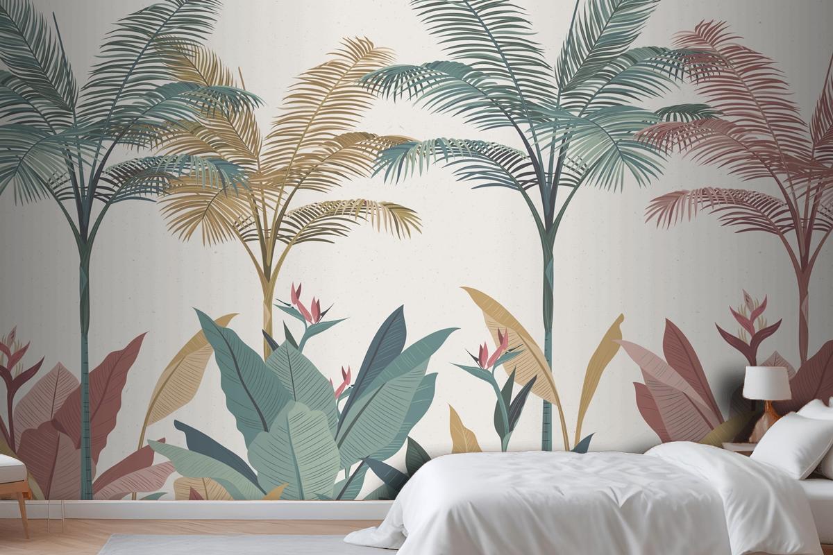 Tropical Design Wallpaper Mural