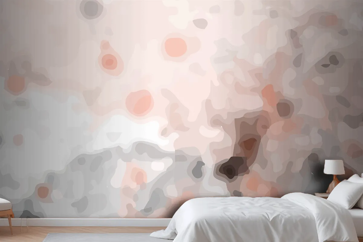 Hand Painted Watercolor Abstract Wallpaper Mural