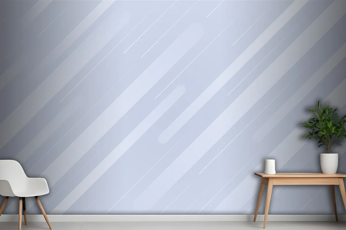 Gradient White Monochrome Background Office Wallpaper Mural