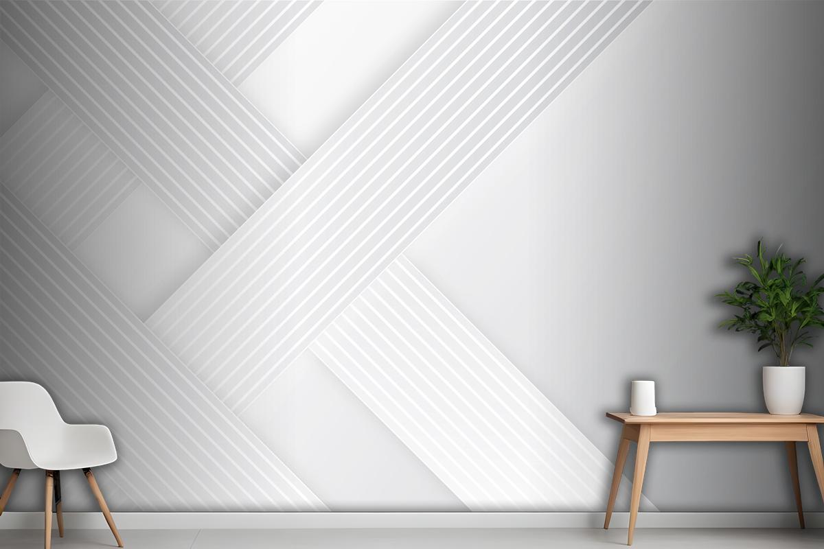 Paper Style Dynamic Lines Background Office Wallpaper Mural