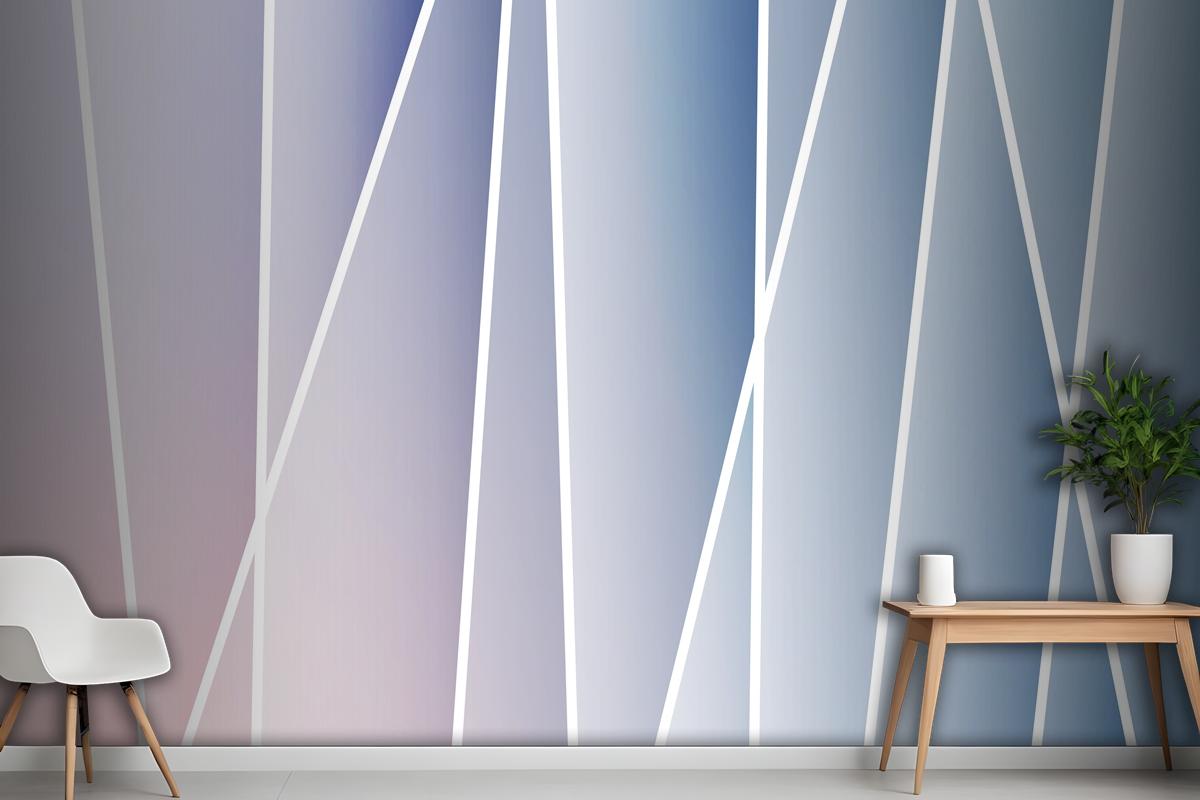 Abstract Pastel Soft Gradient Line Decorative Background Wallpaper Mural