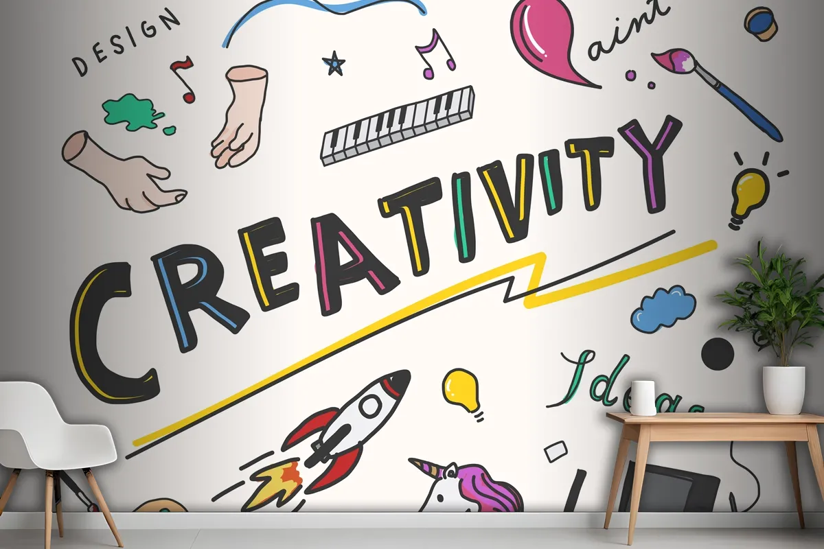 Creativity And Innovation Concept Wallpaper Mural