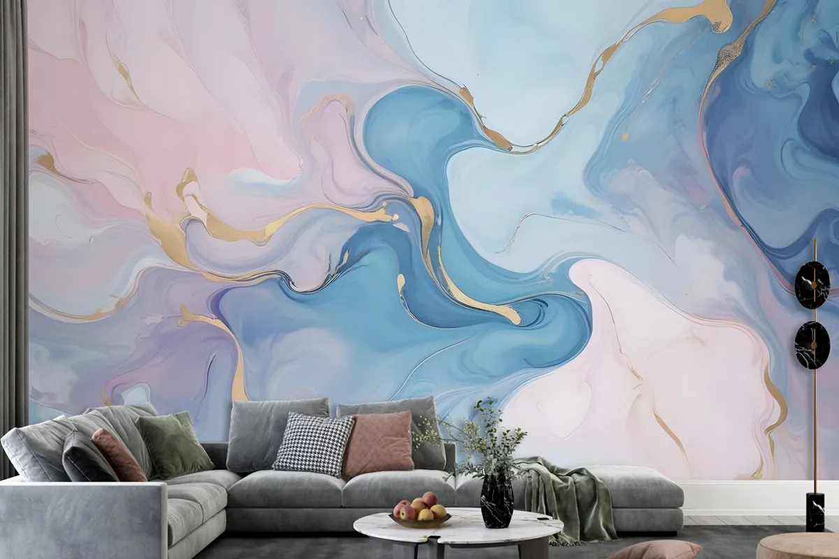 Abstract Art Marble Wallpaper Mural