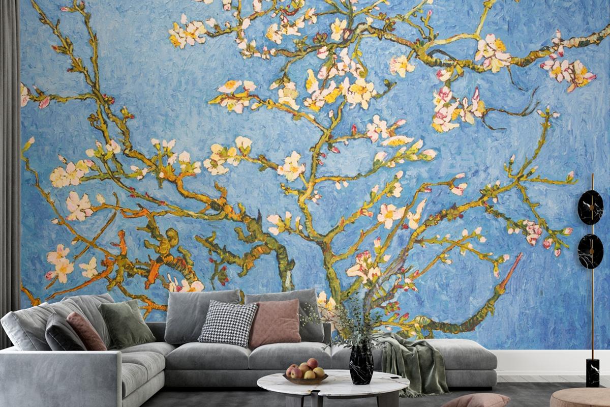 Blooming Almond Tree Wallpaper Mural