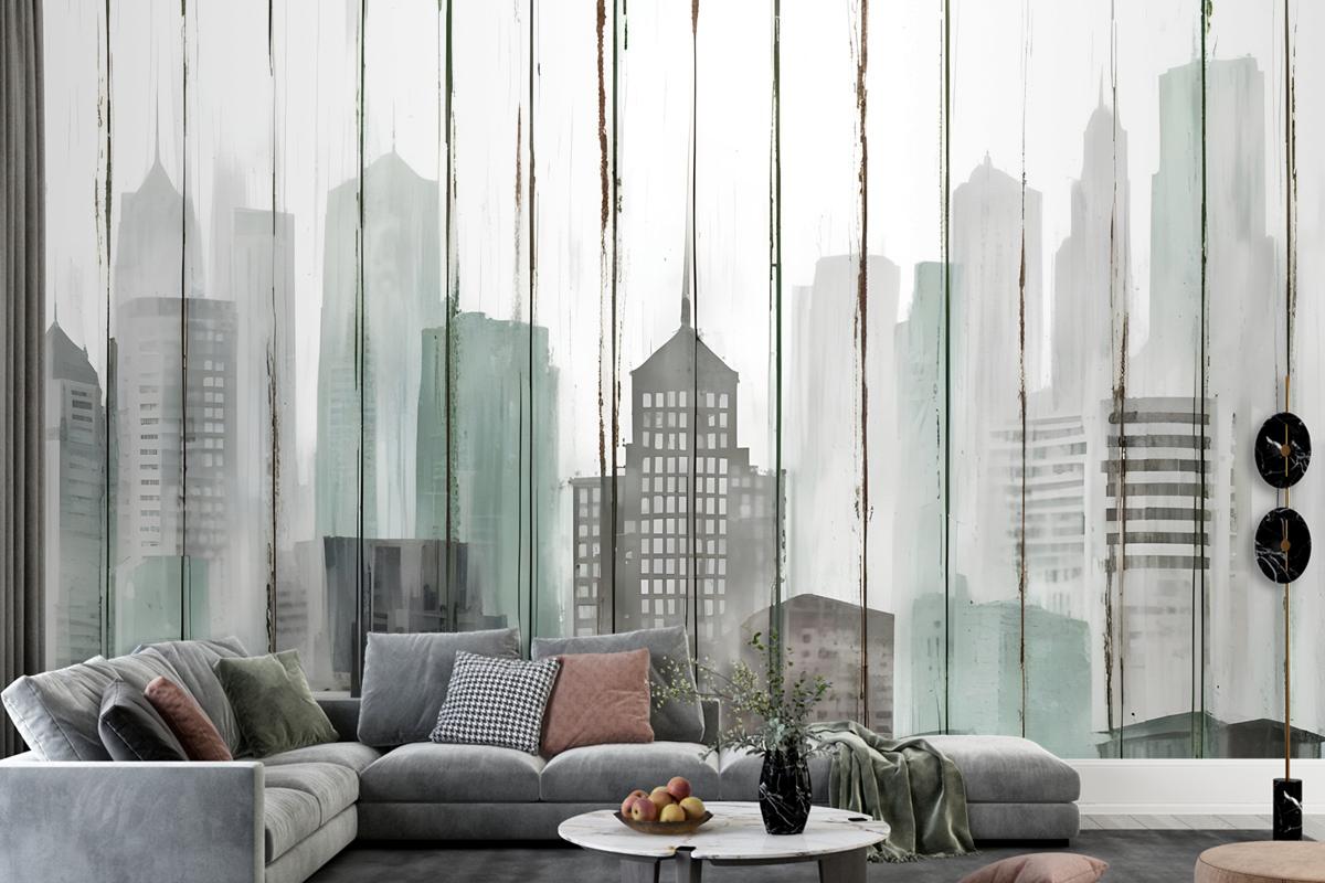 Cityscape Wallpaper Mural