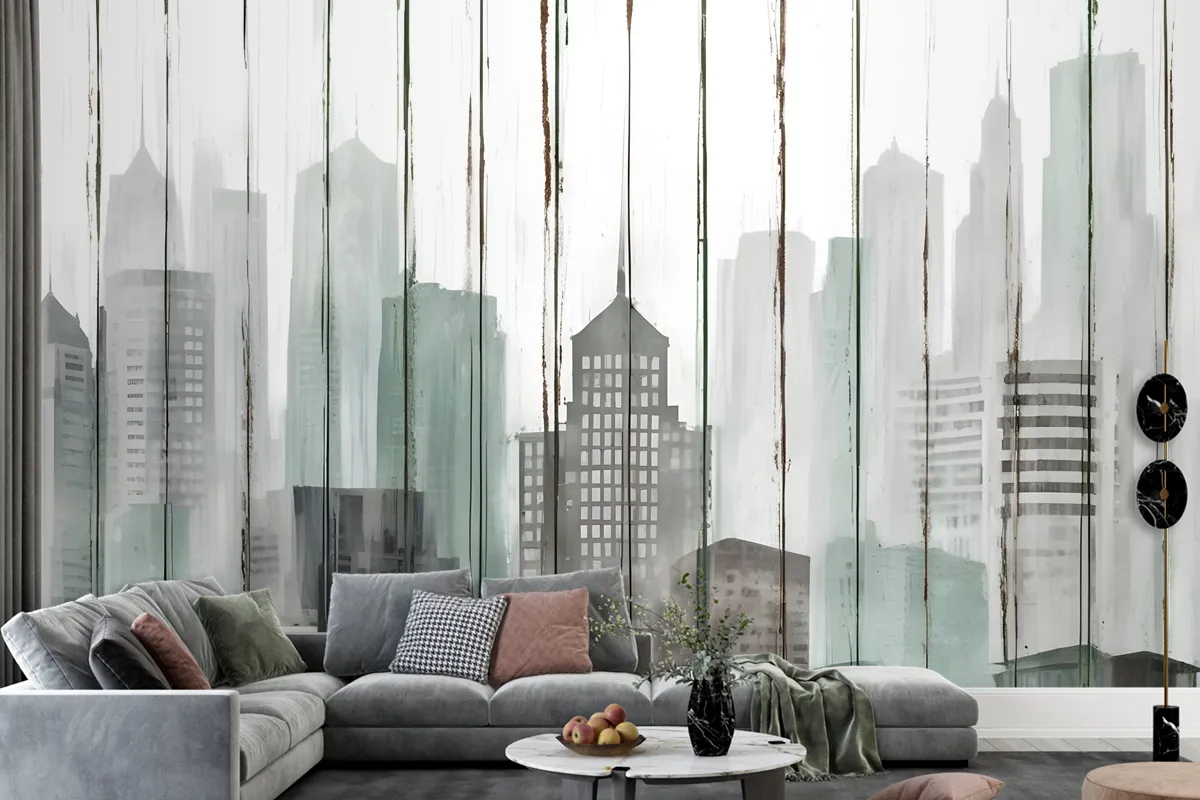 Cityscape Wallpaper Mural