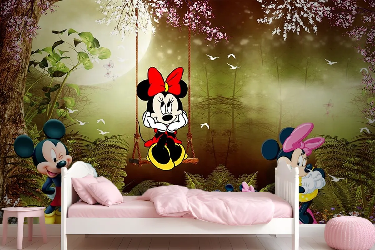 Çocuk Odası Duvar Kağıdı Mickey Mouse