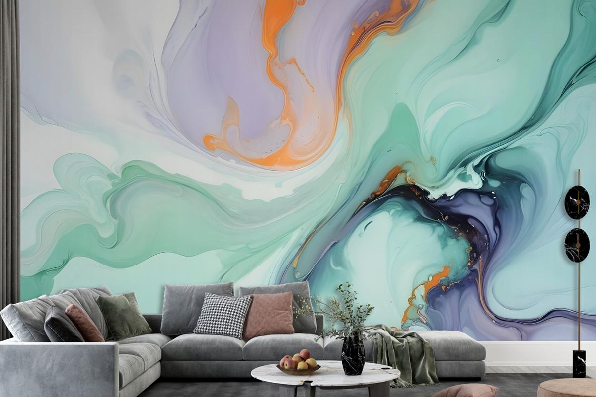 Colorful Marble Wallpaper Mural