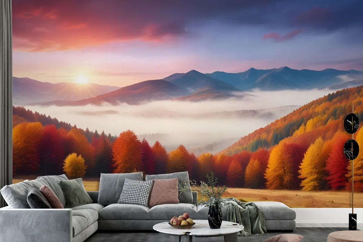 Colorful Nature Autumn Wallpaper Mural