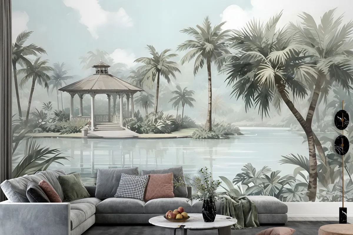 Exotic Landscape Wallpaper Mural