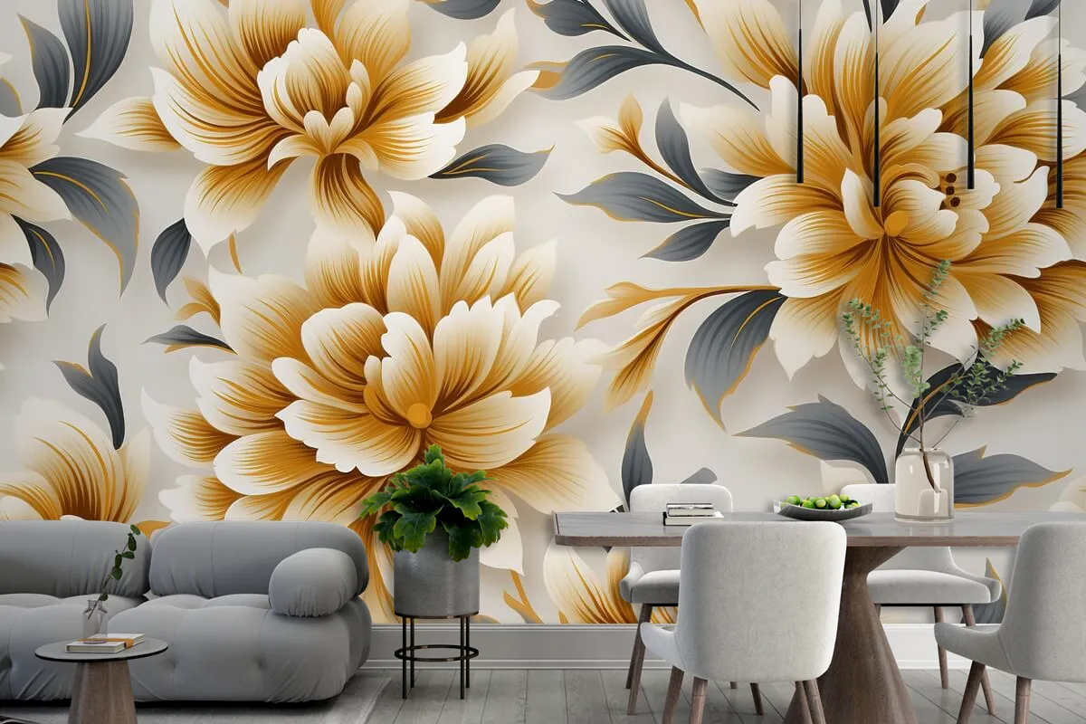 Floral Pattern Design Printing Textile Transfer Designs Pattern Flower Wallpaper Mural