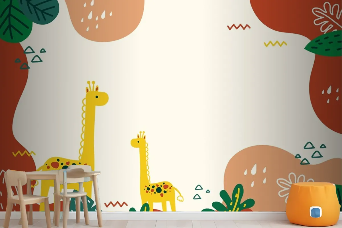 Hand Drawn Doodle Background Wallpaper Mural