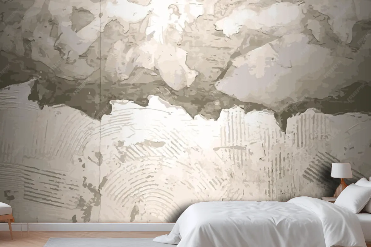 Decorative Concept Wall Pattern And Grunge Texture Wallpaper Mural