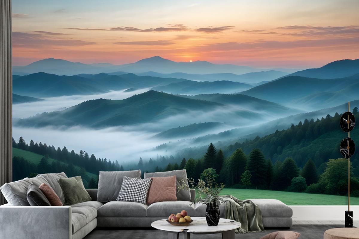 Mountain Scenic Landscape Wallpaper Mural