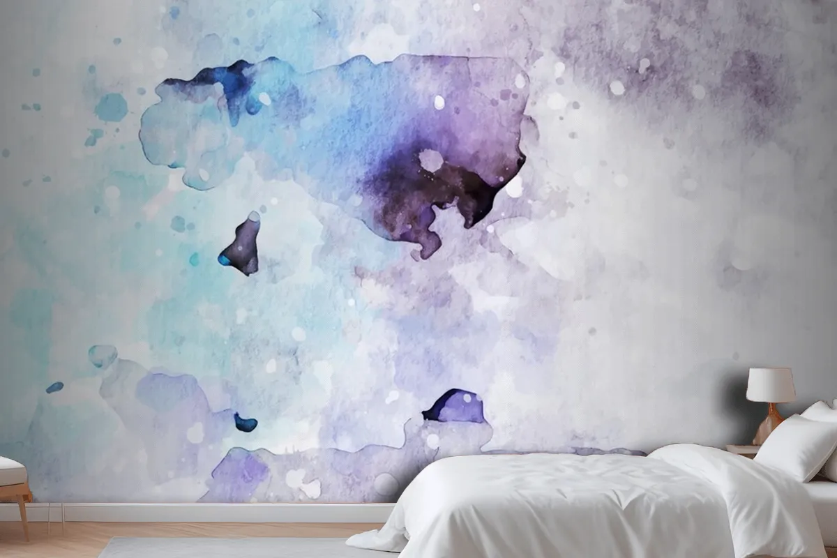 Simple Watercolor Background Wallpaper Mural